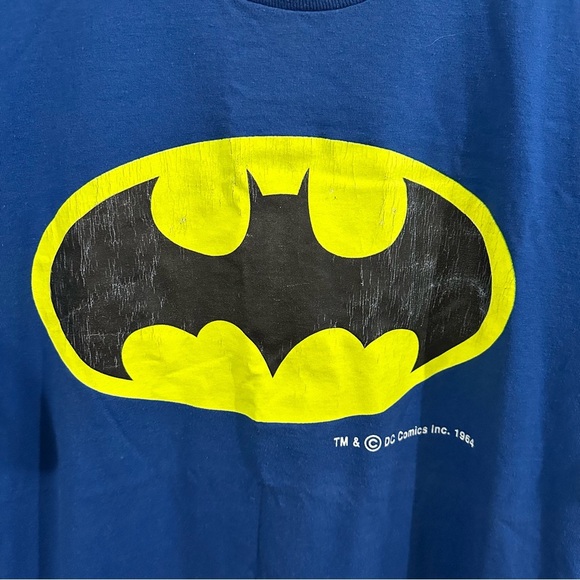 Batman Logo Blue T-Shirt - Picture 3 of 10